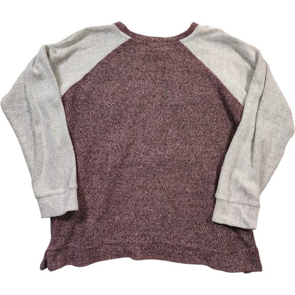 Three Square Women's Aggies Comfy French Terry Pullover Sweater Size L - Picture 2 of 7